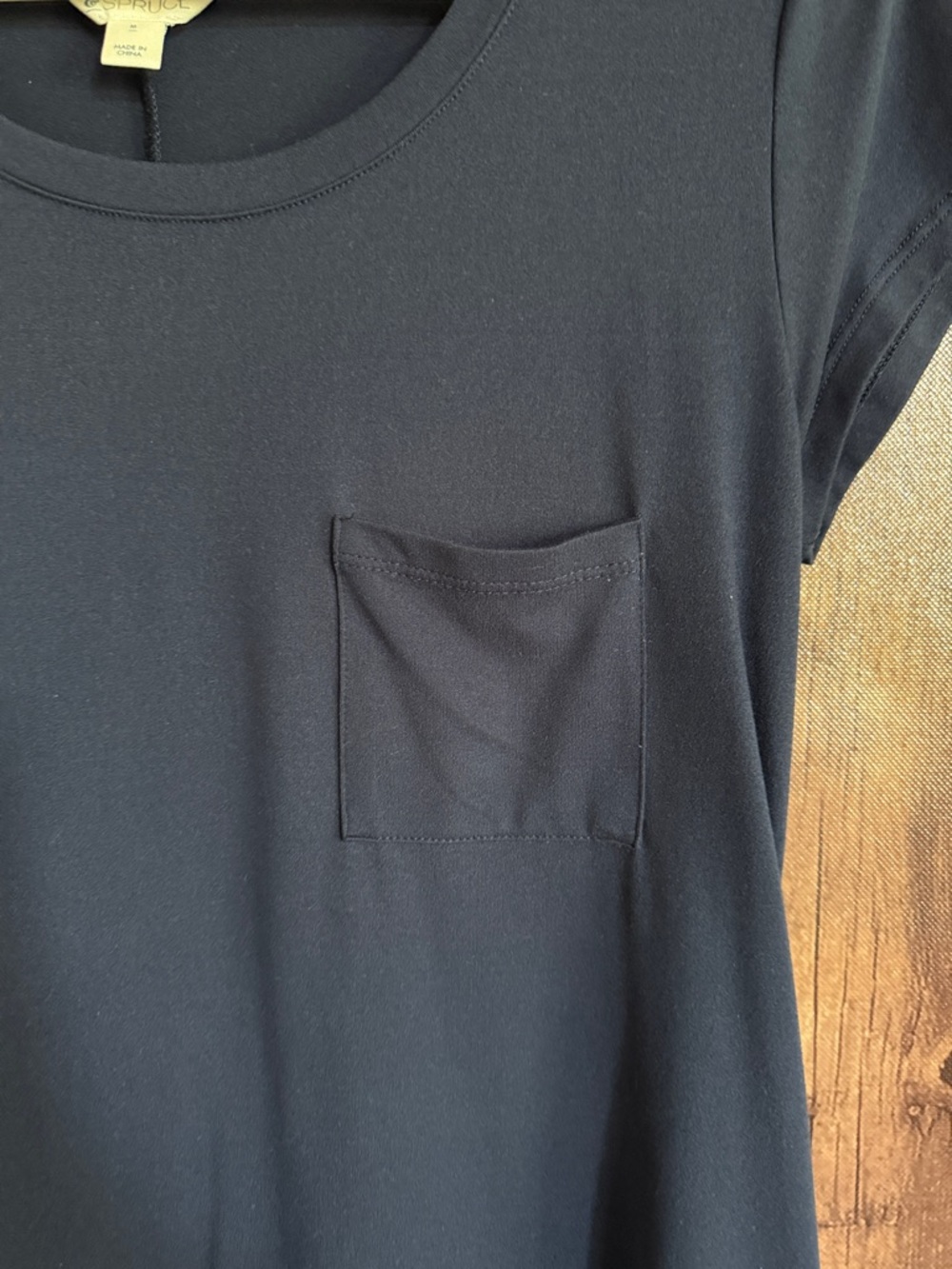 Market & Spruce Navy Pocket Mini Dress - Picture 4 of 8
